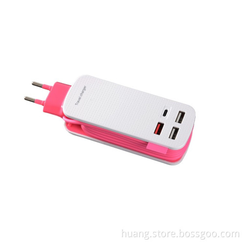 Travel Multi Usb Charger USB-C Mobile Desktop Charger